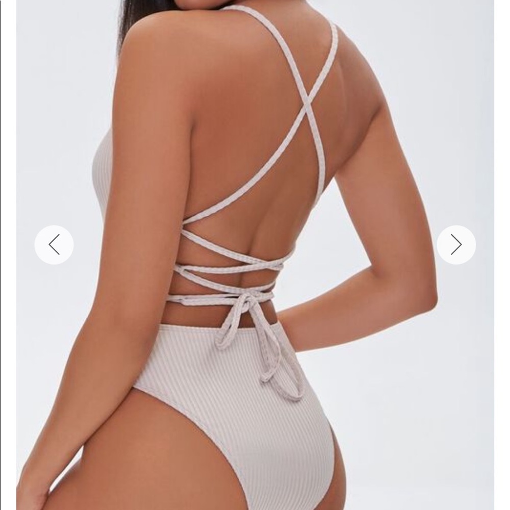 One piece bathing suit!